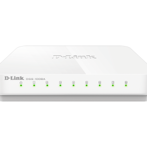 D-Link DES-1008C 8-Port 10/100 Desktop Switch || Stylish and Compact Design || Unmanaged 10/100 Mbps Switch.
